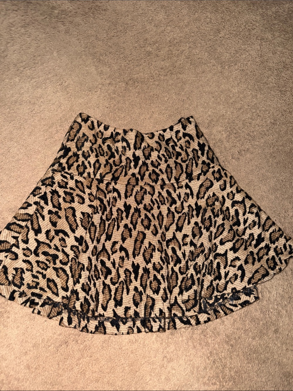 Free People Leopard Print Skirt